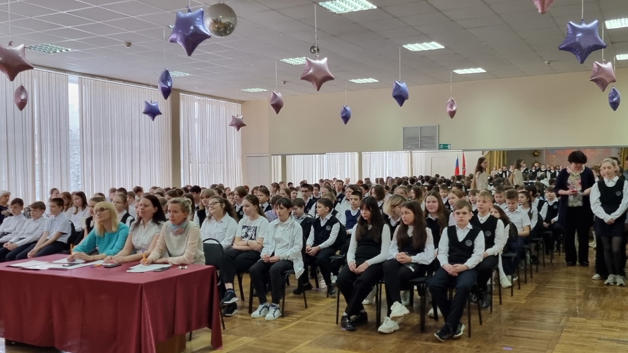 Сегодня, выступали ученики 5-6 классов